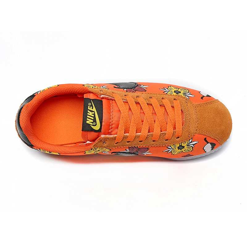 Cortez Hawaiian Flowers femme nike cortez femme orange bateau authentique chute
